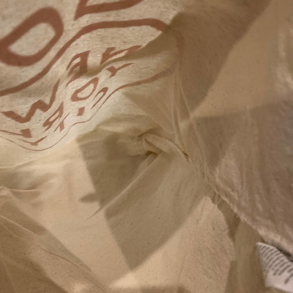 Old Navy New York City Big Apple Large Cotton Canvas Book Bag Craft Tote NEW - Picture 3 of 4